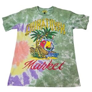 Chinatown Market Tiki Tie Dye T Shirt Tee Streetwear Urban‎ Outfitters Size Med